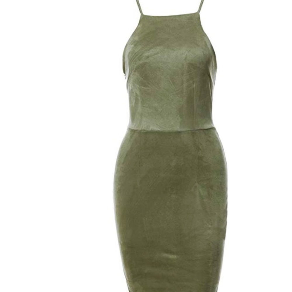 ✨Restock✨Spaghetti Strap Bodycon Midi Dress - Picture 4 of 8
